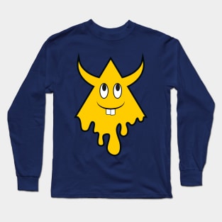 Horned Triangle Smiley Long Sleeve T-Shirt
